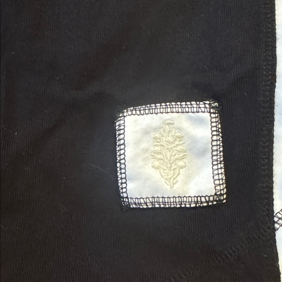 Free People Movement Black Embroidered Sweater with Floral Design - Picture 6 of 7